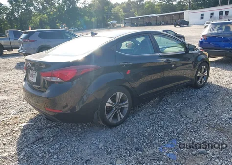 2014 Hyundai Elantra Sport from USA, damaged, VIN KMHDH4AH5EU081031